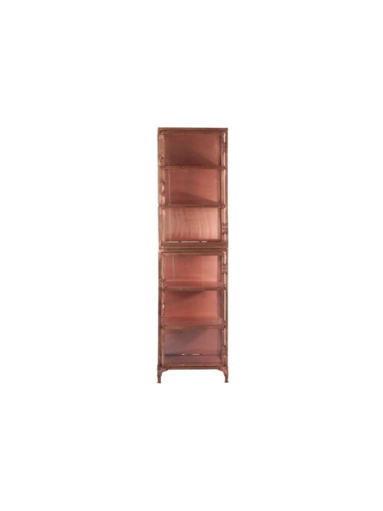 Armoire vitrée industrielle métal cuivré Armoire vitrée industrielle métal cuivré