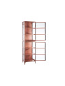 Armoire vitrée industrielle métal cuivré Armoire vitrée industrielle métal cuivré