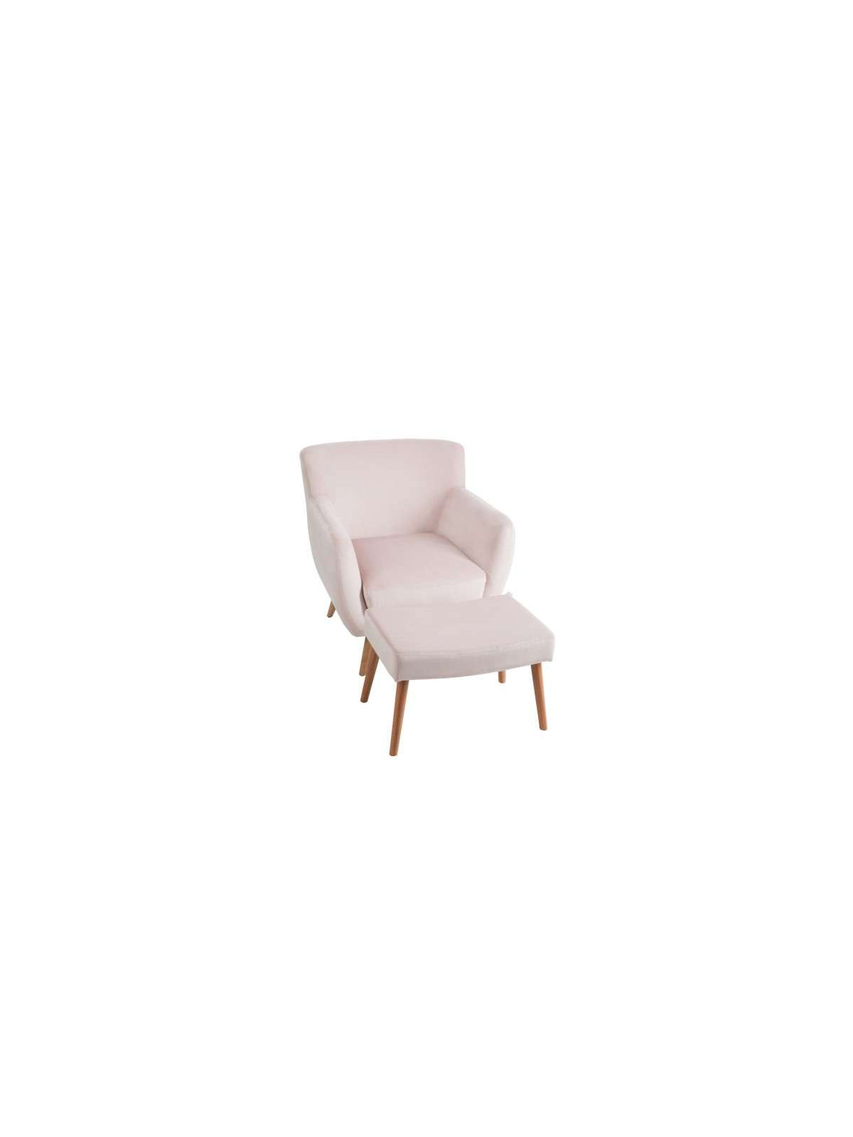 Fauteuil vintage rose Jolipa