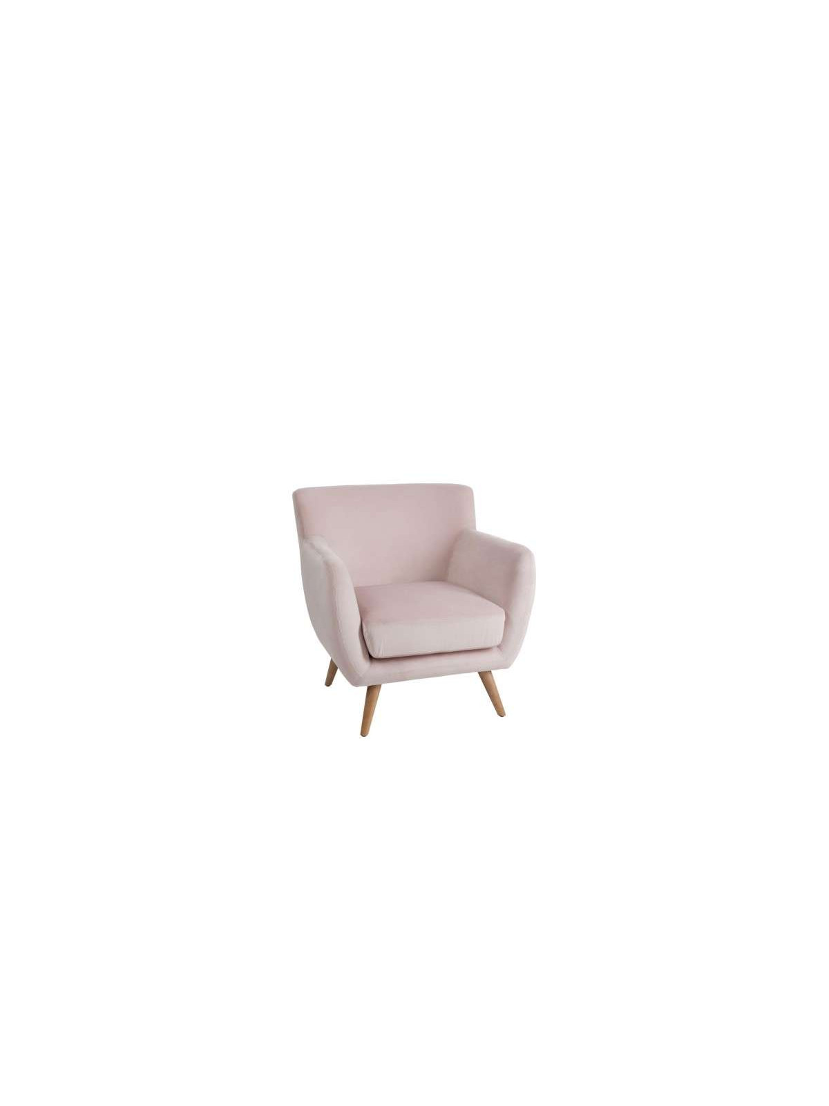 Fauteuil vintage rose Jolipa