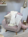 Fauteuil vintage rose Jolipa Fauteuil vintage rose Jolipa
