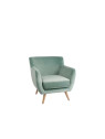 Fauteuil vintage en velours vert Jolipa Fauteuil vintage en velours vert Jolipa