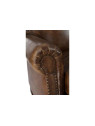 Fauteuil vintage cuir marron Jolipa Fauteuil vintage cuir marron Jolipa