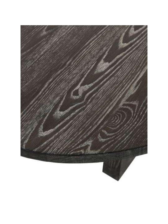 Table ovale moderne bois brun foncé Table ovale moderne bois brun foncé