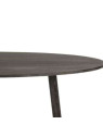 Table ovale moderne bois brun foncé Table ovale moderne bois brun foncé