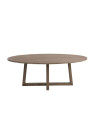 Table ovale contemporaine bois clair