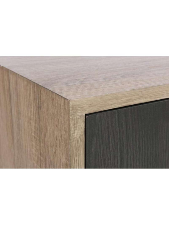 Chevet contemporain bois clair et bois noir Jolipa Chevet contemporain bois clair et bois noir Jolipa