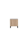 Chevet contemporain bois clair et bois noir Jolipa Chevet contemporain bois clair et bois noir Jolipa