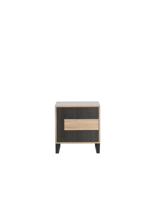 Chevet contemporain bois clair et bois noir Jolipa Chevet contemporain bois clair et bois noir Jolipa