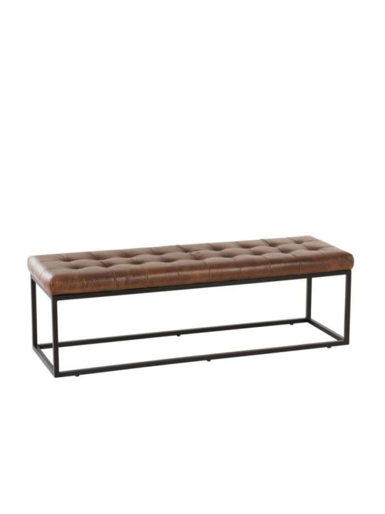 Banc vintage cuir marron Jolipa Banc vintage cuir marron Jolipa