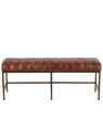 Grand banc vintage cuir marron Jolipa Grand banc vintage cuir marron Jolipa