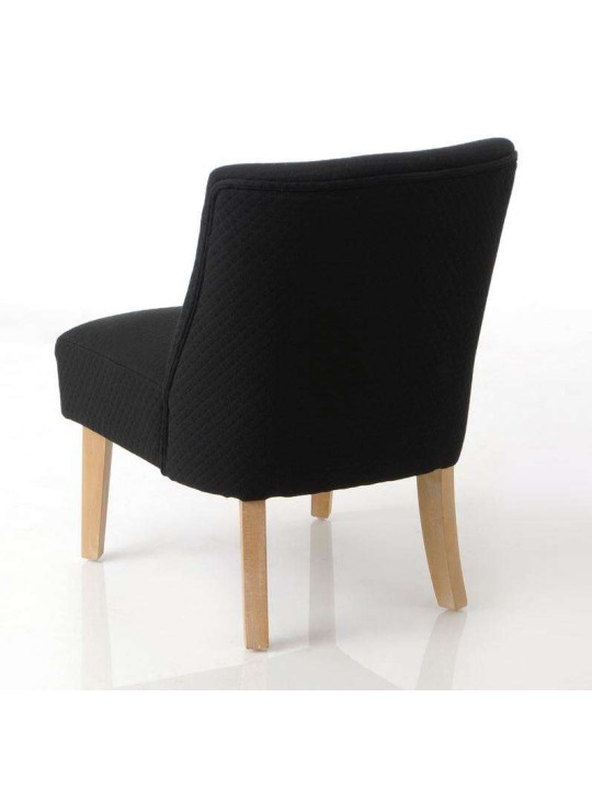 Fauteuil bas noir Amadeus