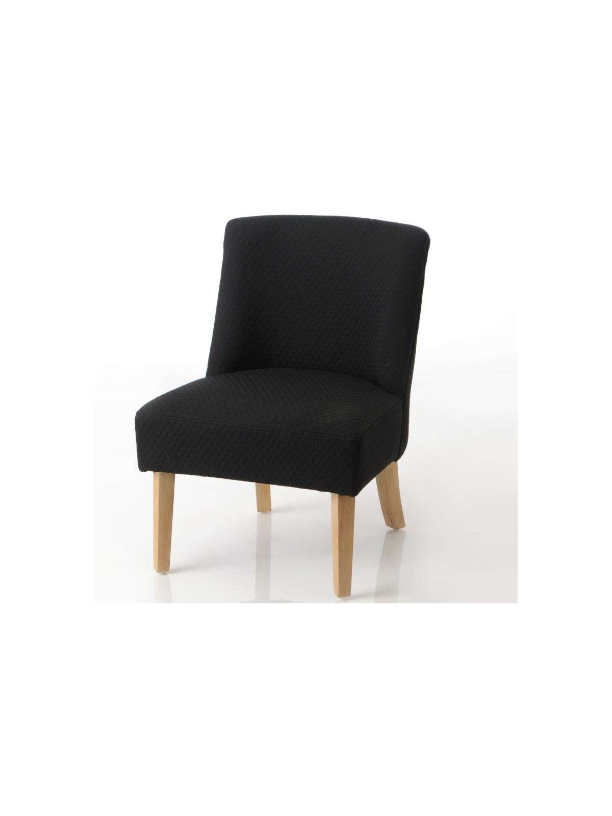 Fauteuil bas noir Amadeus