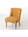 Fauteuil bas jaune Lou Amadeus