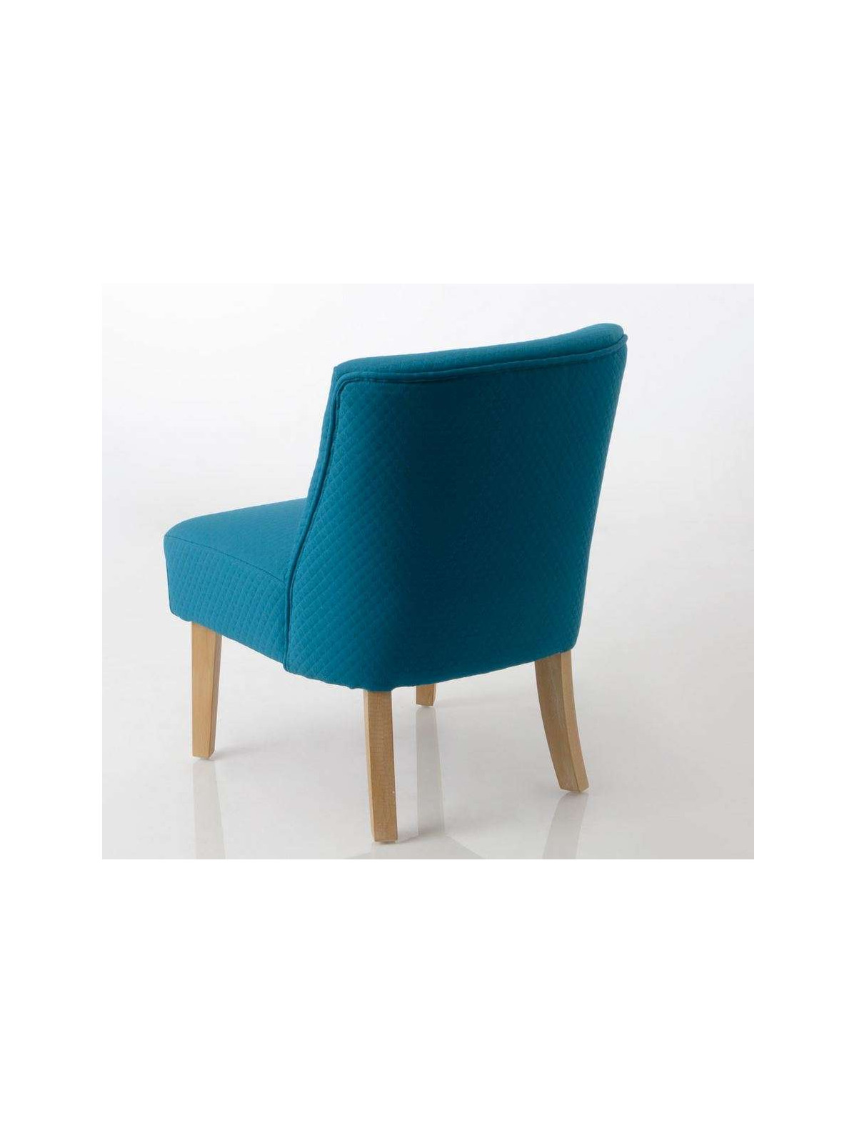 Fauteuil bas bleu Lou Amadeus