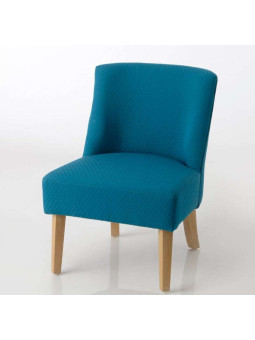 Fauteuil bas bleu Lou Amadeus