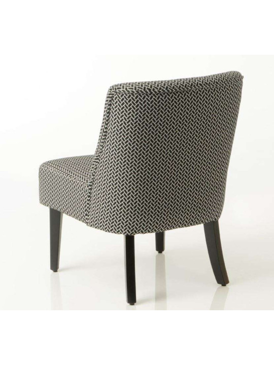 Fauteuil bas fond noir Lou Amadeus