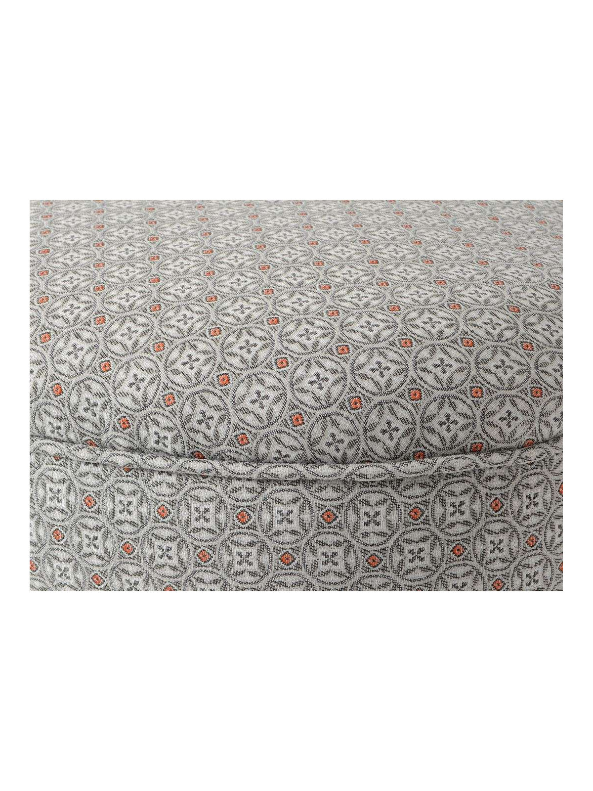 Fauteuil crapaud gris perle