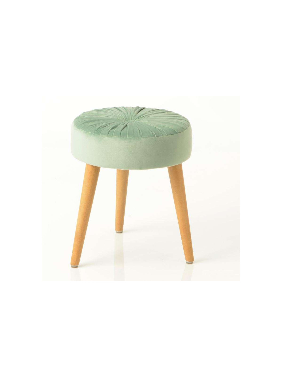 Tabouret vert d'eau contemporain