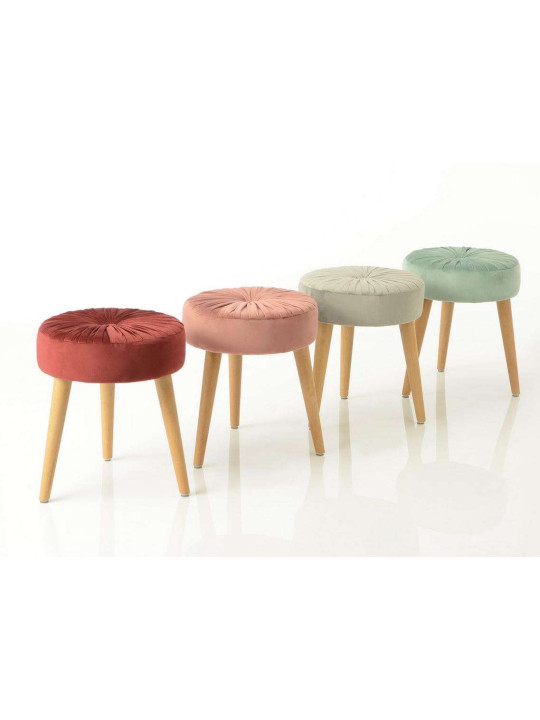 Tabouret bordeaux contemporain