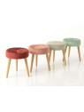 Tabouret bordeaux contemporain