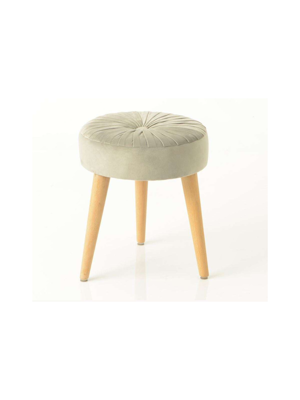 Tabouret beige contemporain
