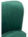 Chauffeuse vert sapin en velours retro Chauffeuse vert sapin en velours retro