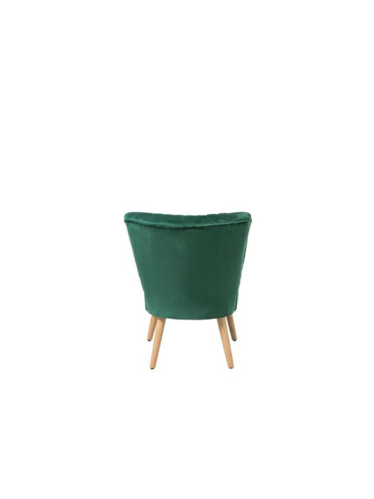Chauffeuse vert sapin en velours retro Chauffeuse vert sapin en velours retro