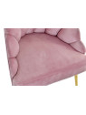 Chaise velours rose coquillage chic Chaise velours rose coquillage chic