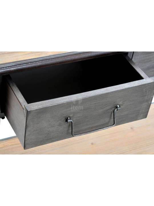 Console drapier industriel 4 tiroirs Console drapier industriel 4 tiroirs
