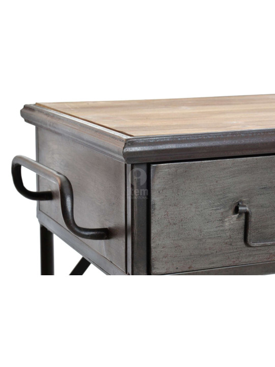 Console drapier industriel 4 tiroirs Console drapier industriel 4 tiroirs