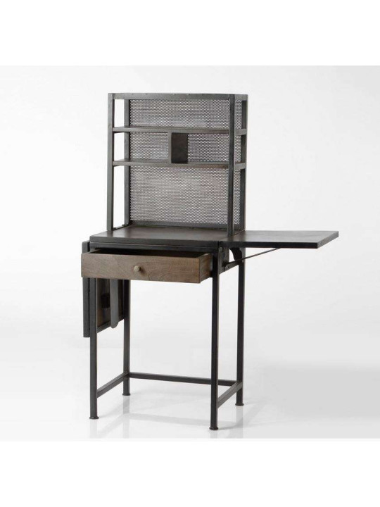 Bureau industriel avec abattants