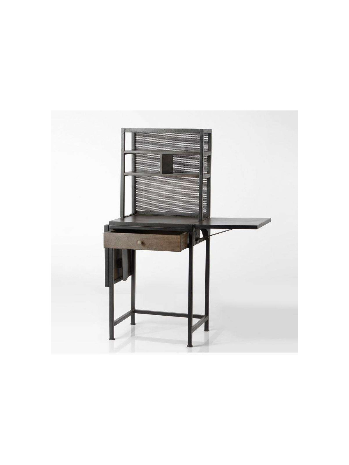 Bureau industriel avec abattants