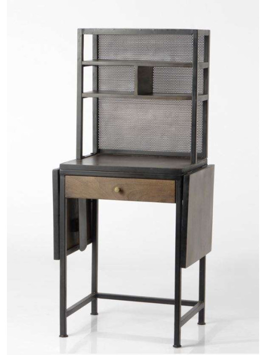 Bureau industriel avec abattants
