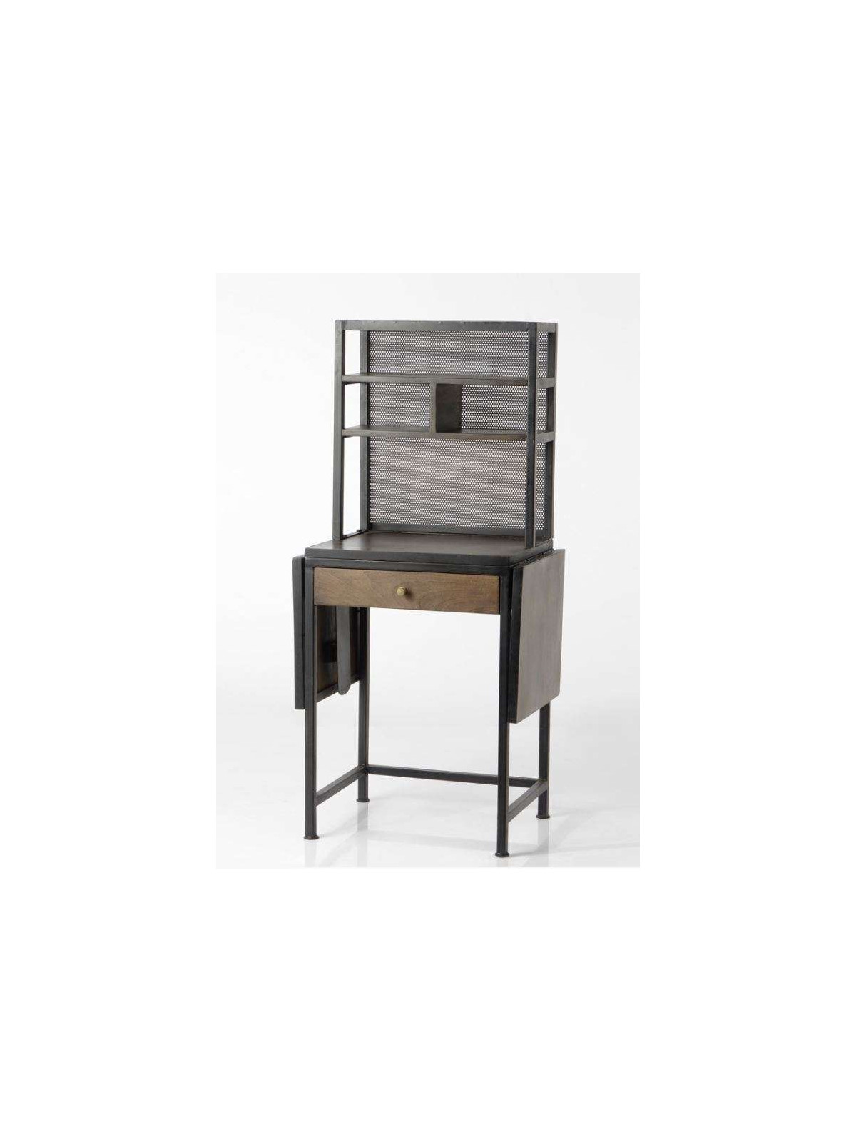 Bureau industriel avec abattants