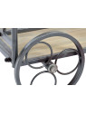 Console desserte industrielle avec volutes Console desserte industrielle avec volutes
