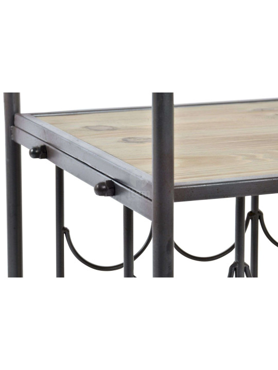 Console desserte industrielle avec volutes Console desserte industrielle avec volutes