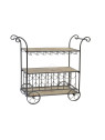Console desserte industrielle avec volutes Console desserte industrielle avec volutes