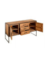 Buffet contemporain bois, métal et verre Léon Buffet contemporain bois, métal et verre Léon