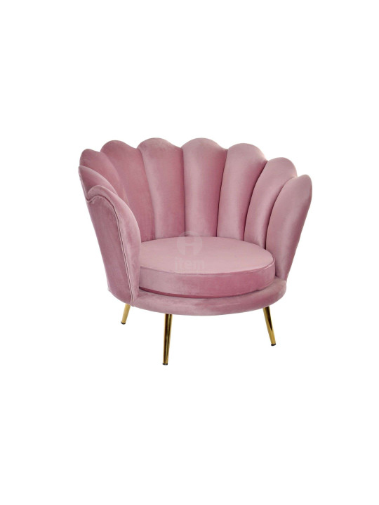 Fauteuil rose coquillage Fauteuil rose coquillage