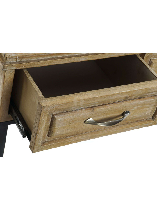 Console industrielle cérusée 3 tiroirs Console industrielle cérusée 3 tiroirs