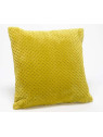 Coussin olive damier 