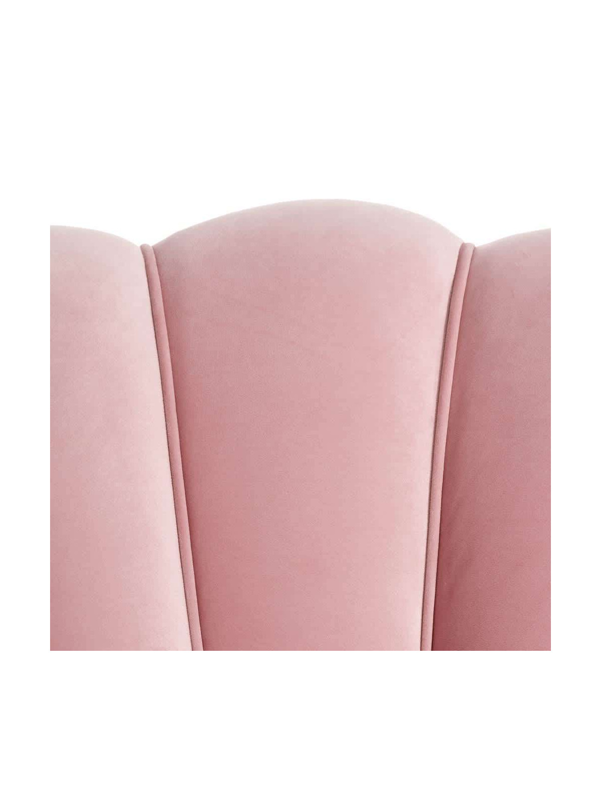 Fauteuil rose bonbon coquillage