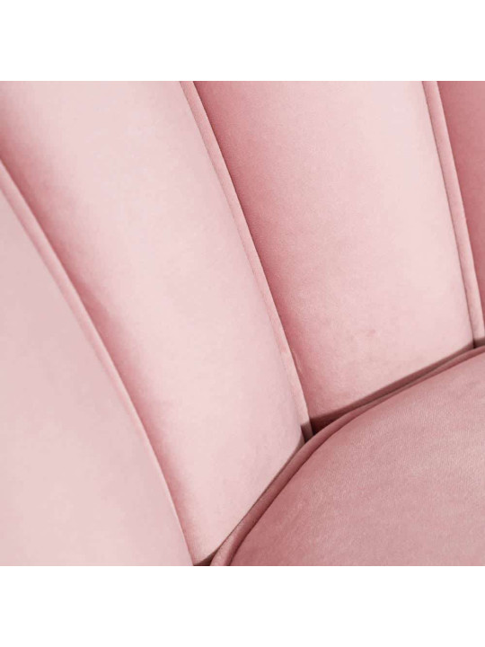 Fauteuil rose bonbon coquillage Fauteuil rose bonbon coquillage
