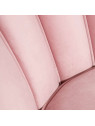 Fauteuil rose bonbon coquillage Fauteuil rose bonbon coquillage