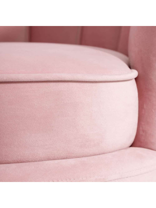 Fauteuil rose bonbon coquillage Fauteuil rose bonbon coquillage
