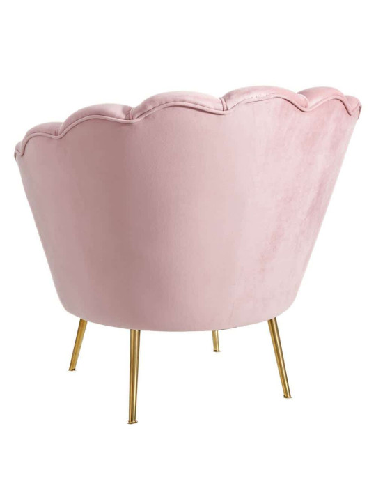 Fauteuil rose bonbon coquillage Fauteuil rose bonbon coquillage