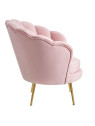 Fauteuil rose bonbon coquillage Fauteuil rose bonbon coquillage