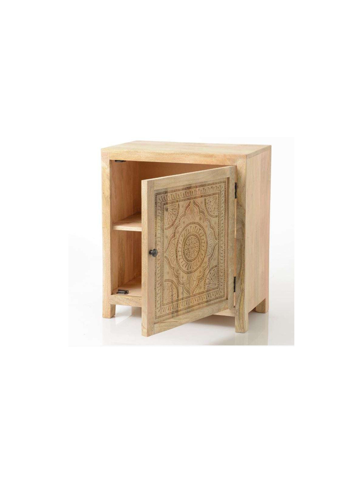 Chevet bois sculpté oman