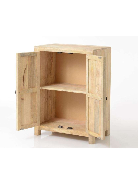 Armoire basse bois sculpté oman